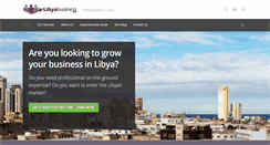 Desktop Screenshot of libyabusiness.com